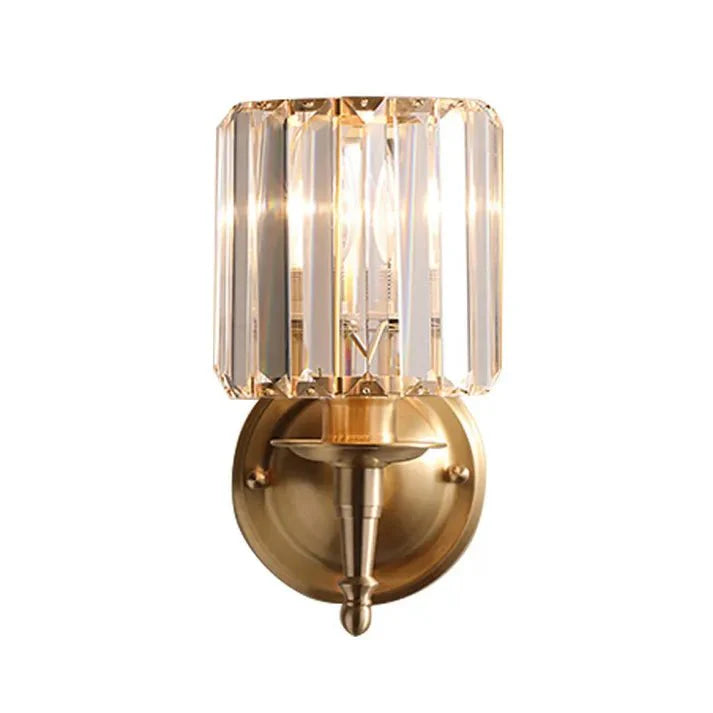 elegante vintage kristallen wandlamp voor een luxueuze sfeer