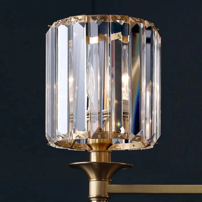 Elegante vintage kristallen wandlamp voor een luxueuze sfeer