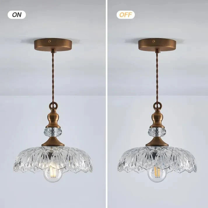 stijlvolle mid century mini keukeneiland glazen hanglamp voor een gezellige sfeer