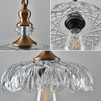 Stijlvolle Mid Century Mini Keukeneiland Glazen Hanglamp voor een Gezellige Sfeer