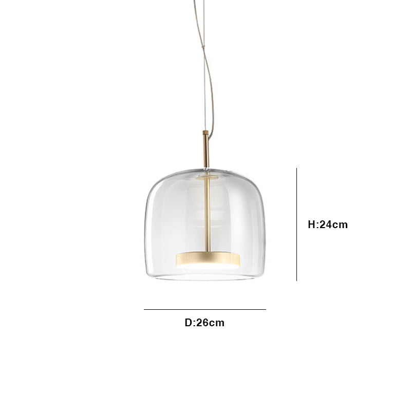 elegante glazen hanglamp voor uw hotelinterieur