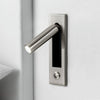 Dia 5cm x H 17.8cm Cilinderset van 2 / Nikkel / Koel wit
