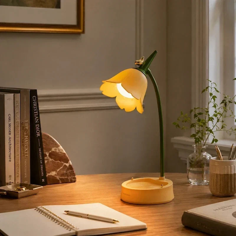 compacte led-leeslamp met flexibele hals voor thuisgebruik