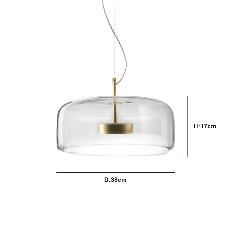 elegante glazen hanglamp voor uw hotelinterieur