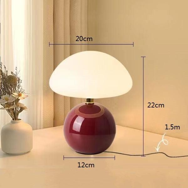 chic franse roomlamp met champignonvorm