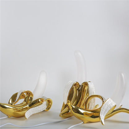 Elegante Art Deco Tafellampen mit Banana Lights Design