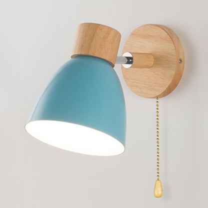 Yadiel - Elegante Scandinavische Hanglamp van Hout voor aan de Muur