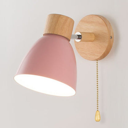 Yadiel - Elegante Scandinavische Hanglamp van Hout voor aan de Muur