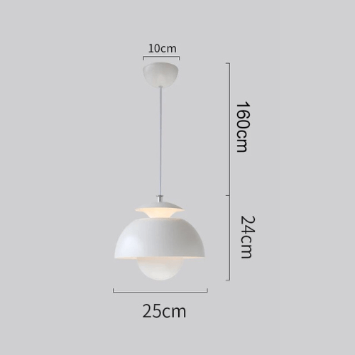 stijlvolle scandinavische moderne led hanglamp voor een verlichte sfeer