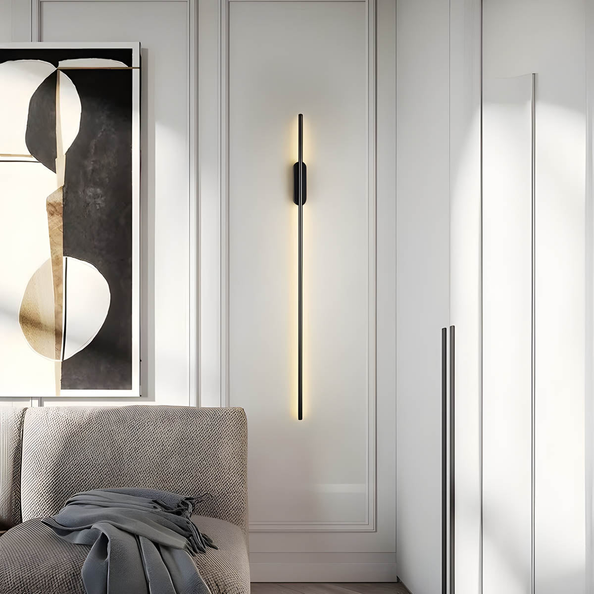 lance | elegante lange strip wandlamp voor stijlvolle verlichting