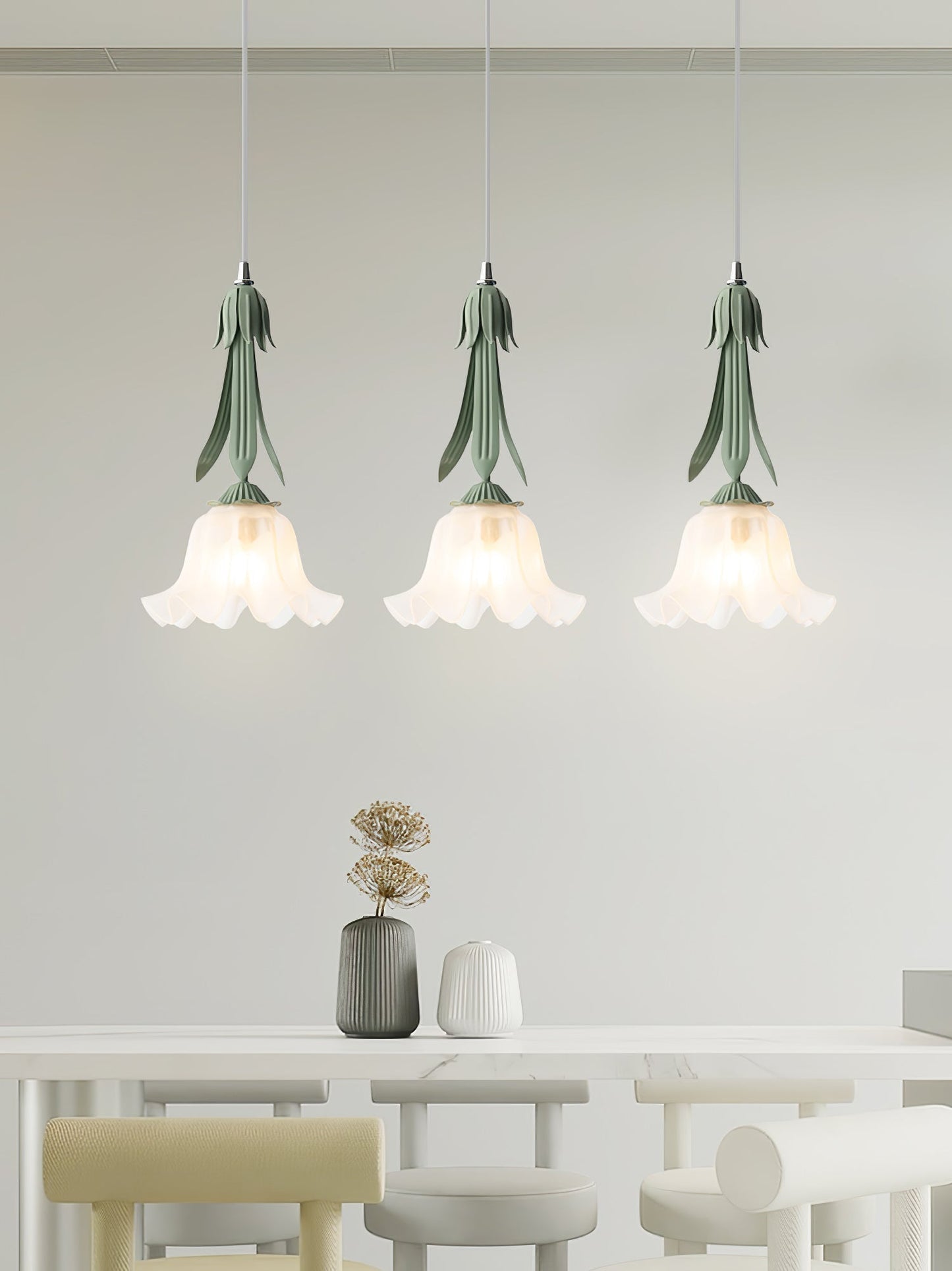 elegante lelietjes-van-dalen hanglamp voor een sfeervolle verlichting