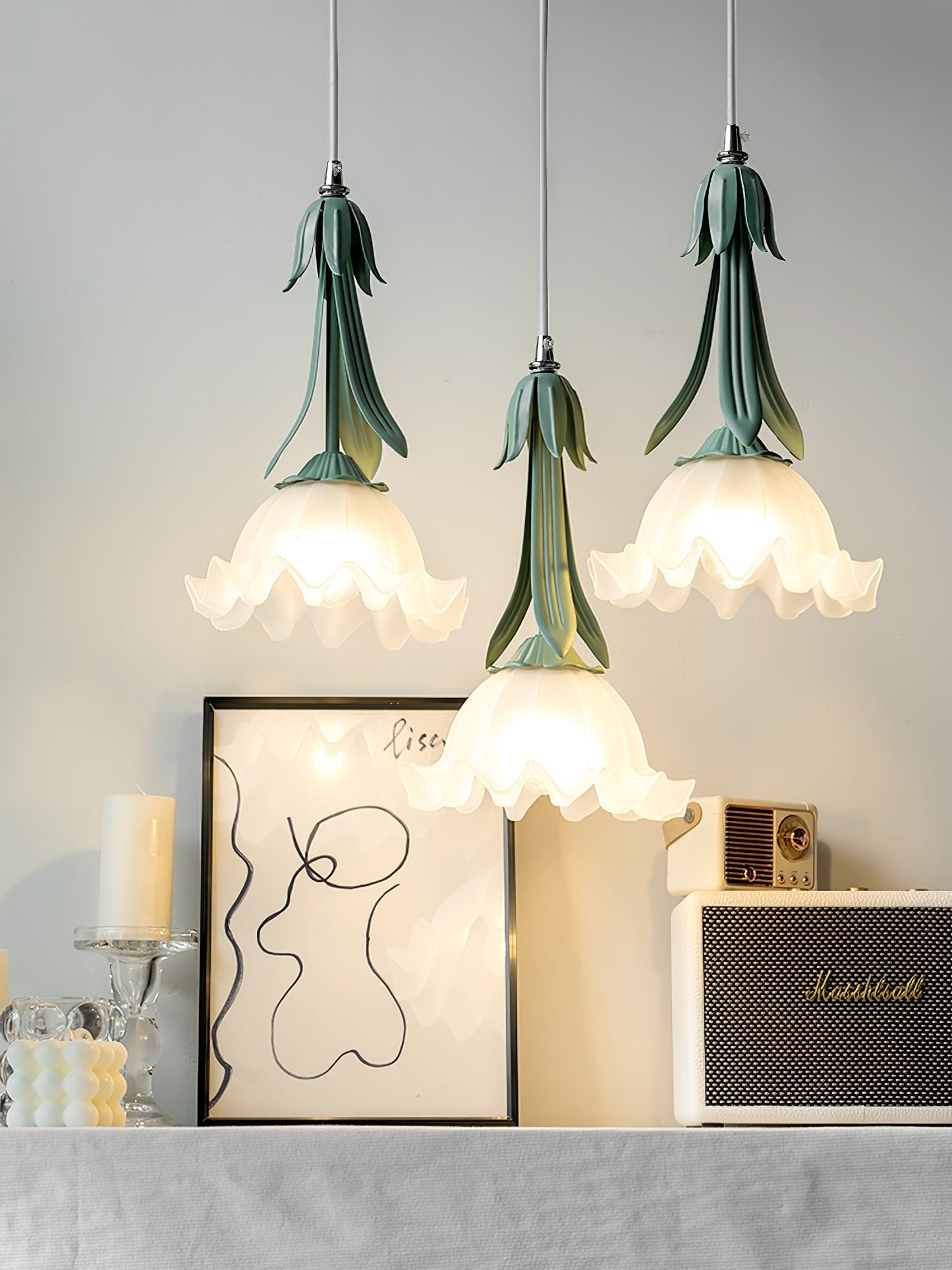 elegante lelietjes-van-dalen hanglamp voor een sfeervolle verlichting