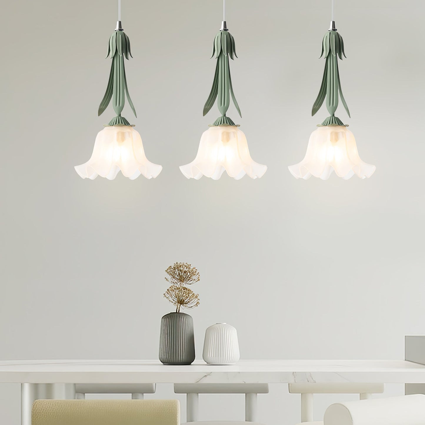 elegante lelietjes-van-dalen hanglamp voor een sfeervolle verlichting