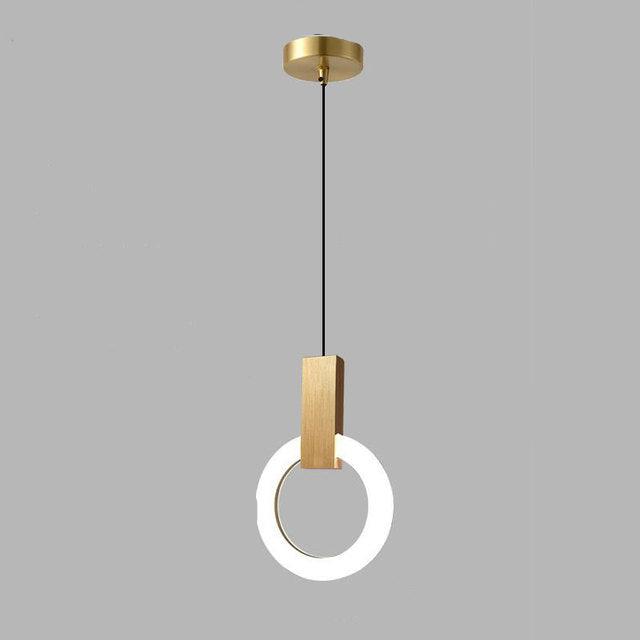 elegante nordic ring led hanglamp voor een moderne sfeer