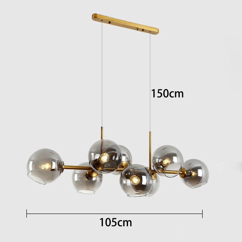 stijlvolle moderne kroonluchter voor een verfijnde eettafel