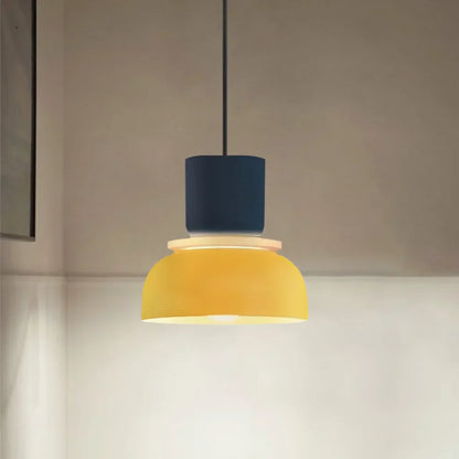 Dulcy Scandinavische Hanglamp met Kleurblokstijl