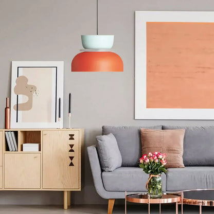 Dulcy Scandinavische Hanglamp met Kleurblokstijl