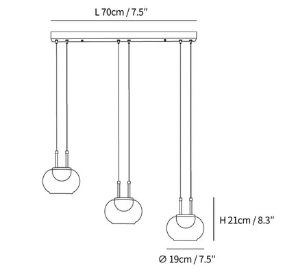 Elegante Mystique Halo Hanglamp voor een Sfeervolle Verlichting