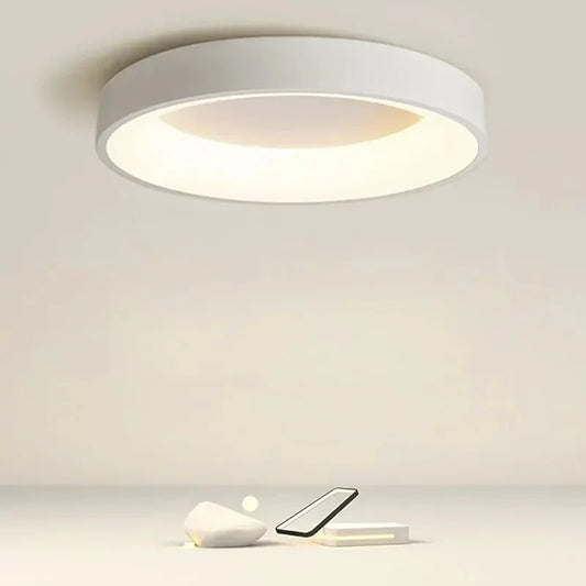 Celestialglo - Stijlvolle Scandinavische Ronde LED Plafondlampen voor Elk Interieur