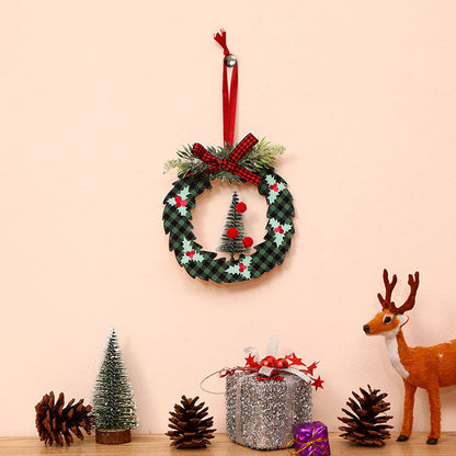 Sfeervolle kerstkrans voor de entree of woonkamer