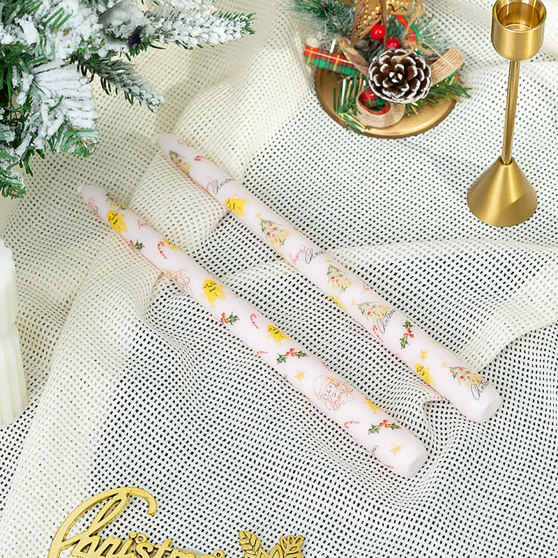 decoratieve kerstkaarsen van was