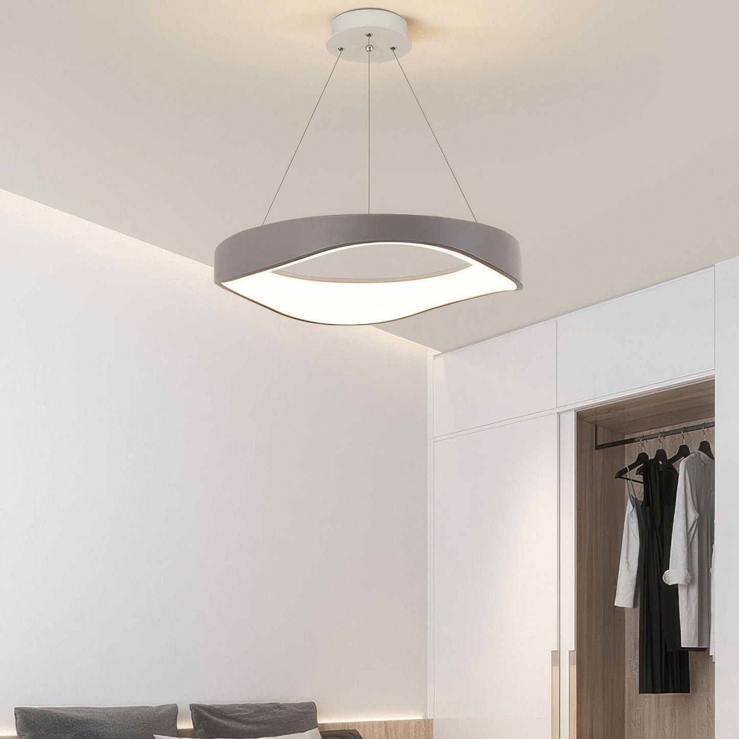 stilvolle ronde led hanglamp voor multifunktionale innenbeleuchtung