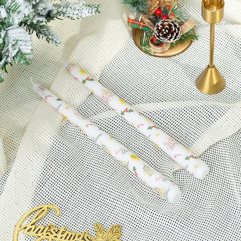 decoratieve kerstkaarsen van was
