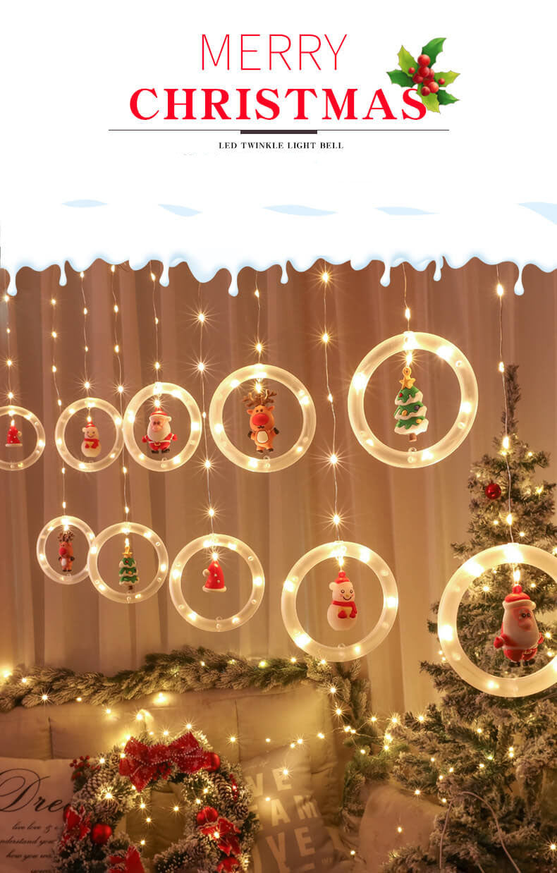 ledverlichte kerstdecoratie voor woon- en slaapkamer