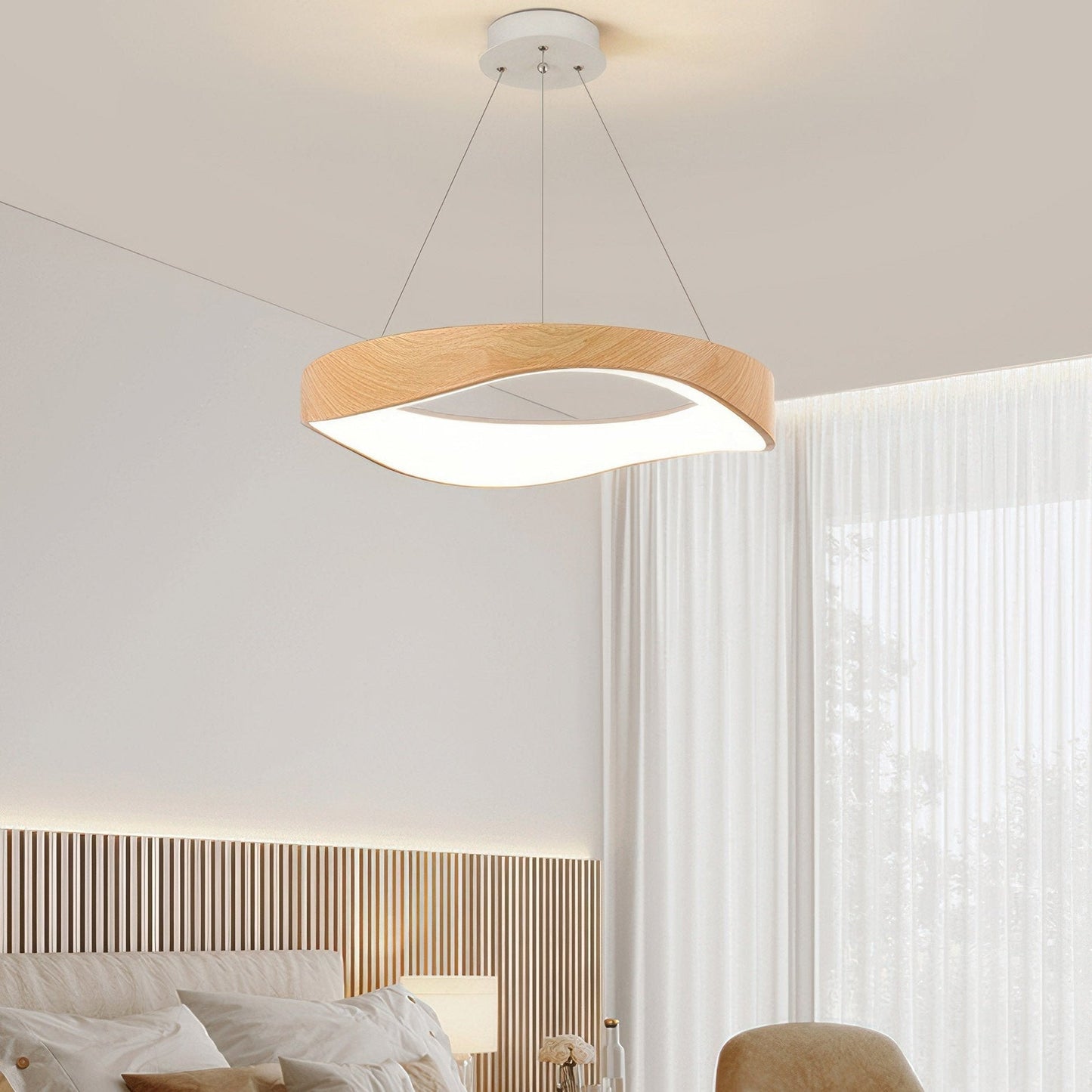 stilvolle ronde led hanglamp voor multifunktionale innenbeleuchtung