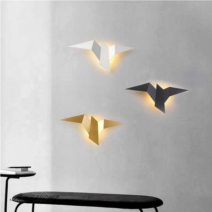 Unieke wandlamp met origamidesign voor sfeervolle verlichting