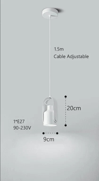 Hanglamp voor gerichte verlichting in een modern interieur