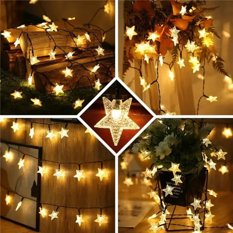 led kerstlichtslinger van 4 meter voor feestelijke interieurdecoratie