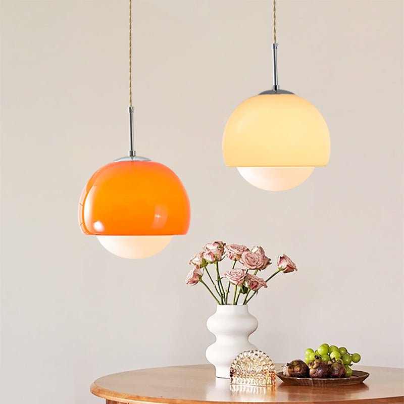 stijlvolle bauhaus glazen hanglamp voor een modern interieur