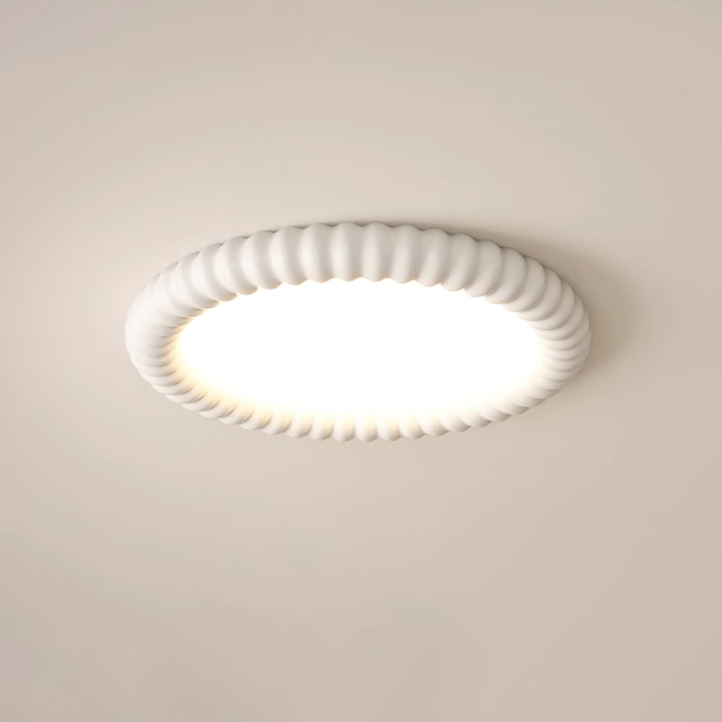 moderne ripple halo plafondlamp voor sfeervolle verlichting