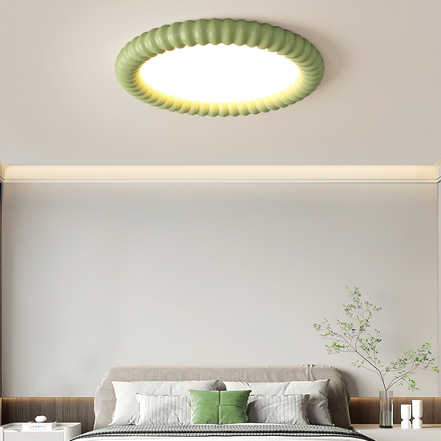 moderne ripple halo plafondlamp voor sfeervolle verlichting