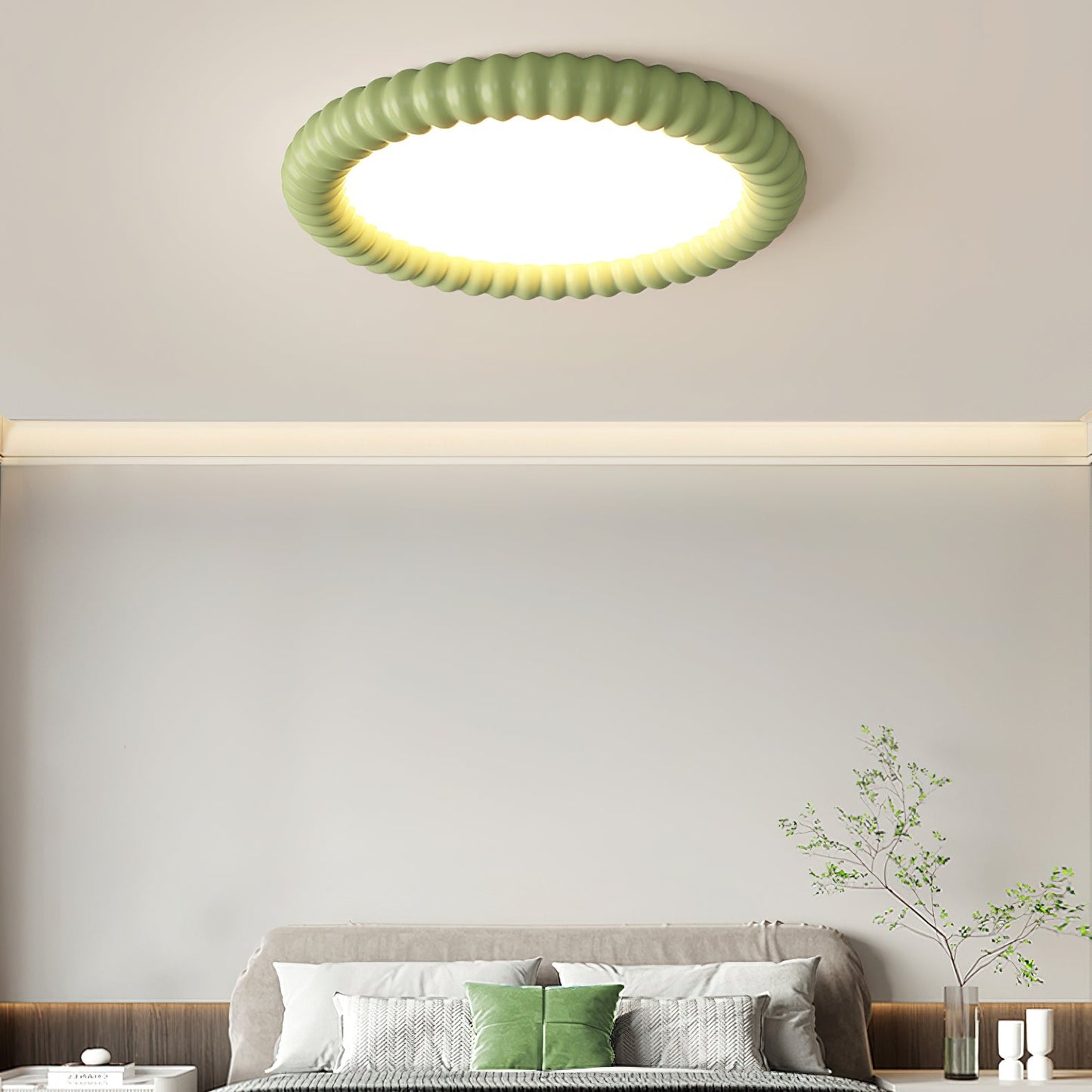 moderne ripple halo plafondlamp voor sfeervolle verlichting