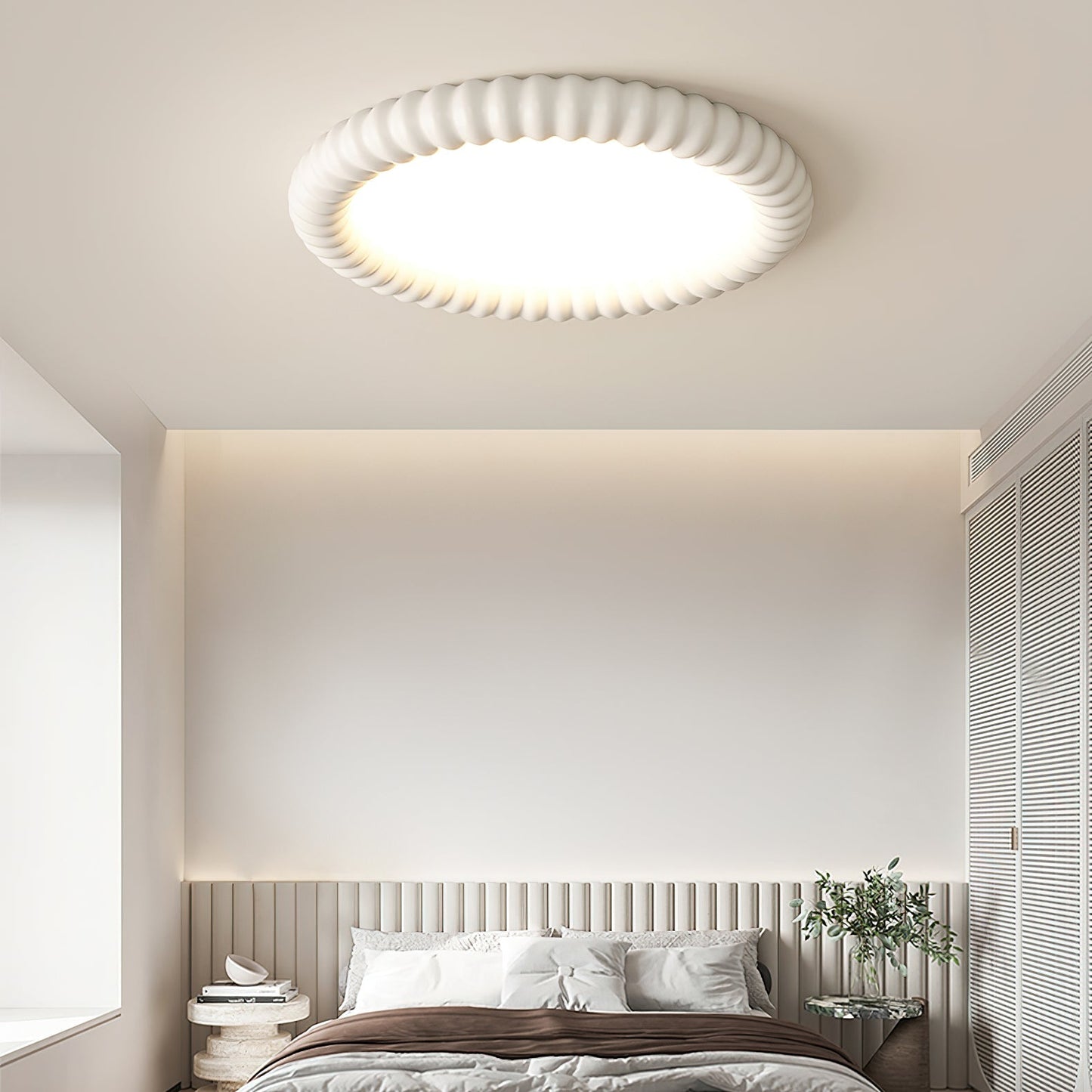 moderne ripple halo plafondlamp voor sfeervolle verlichting