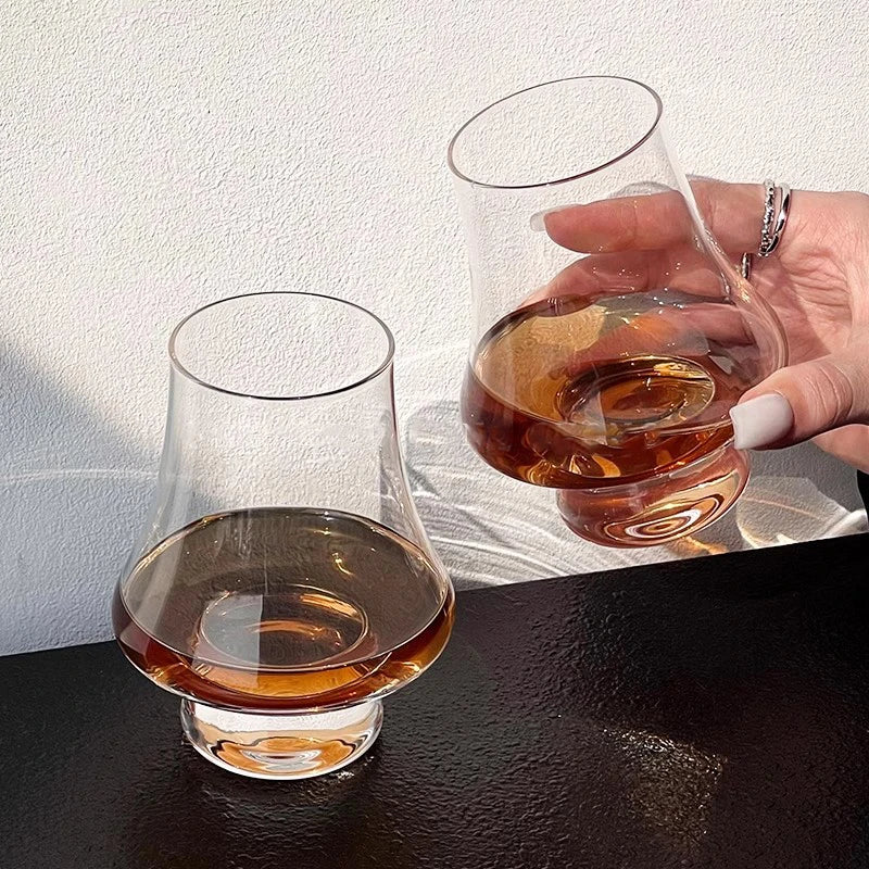 helder glaswerk voor het serveren van whiskey