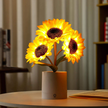 Stralende Zonnebloemlamp voor een Sprankelende Sfeer