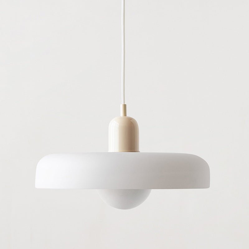 stijlvolle bauhaus hanglamp van elegante kleurige glas