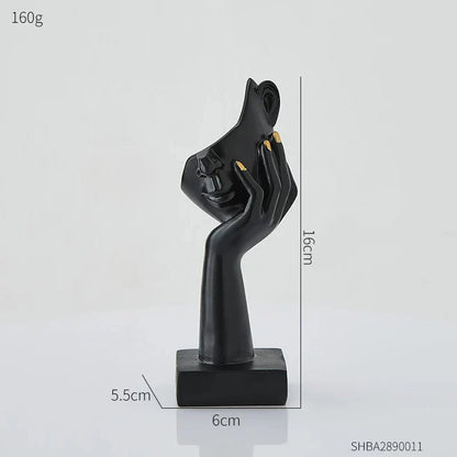 Decoratieve Sculptuur Resin Abstract Gezicht
