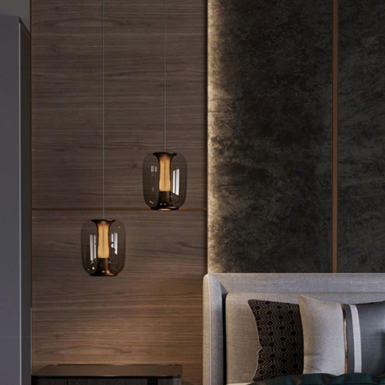 elegante savannah glazen hanglampen voor een chic interieur