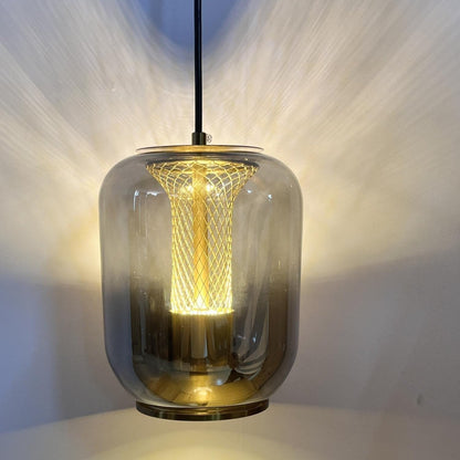 Elegante Savannah Glazen Hanglampen voor een Chic Interieur