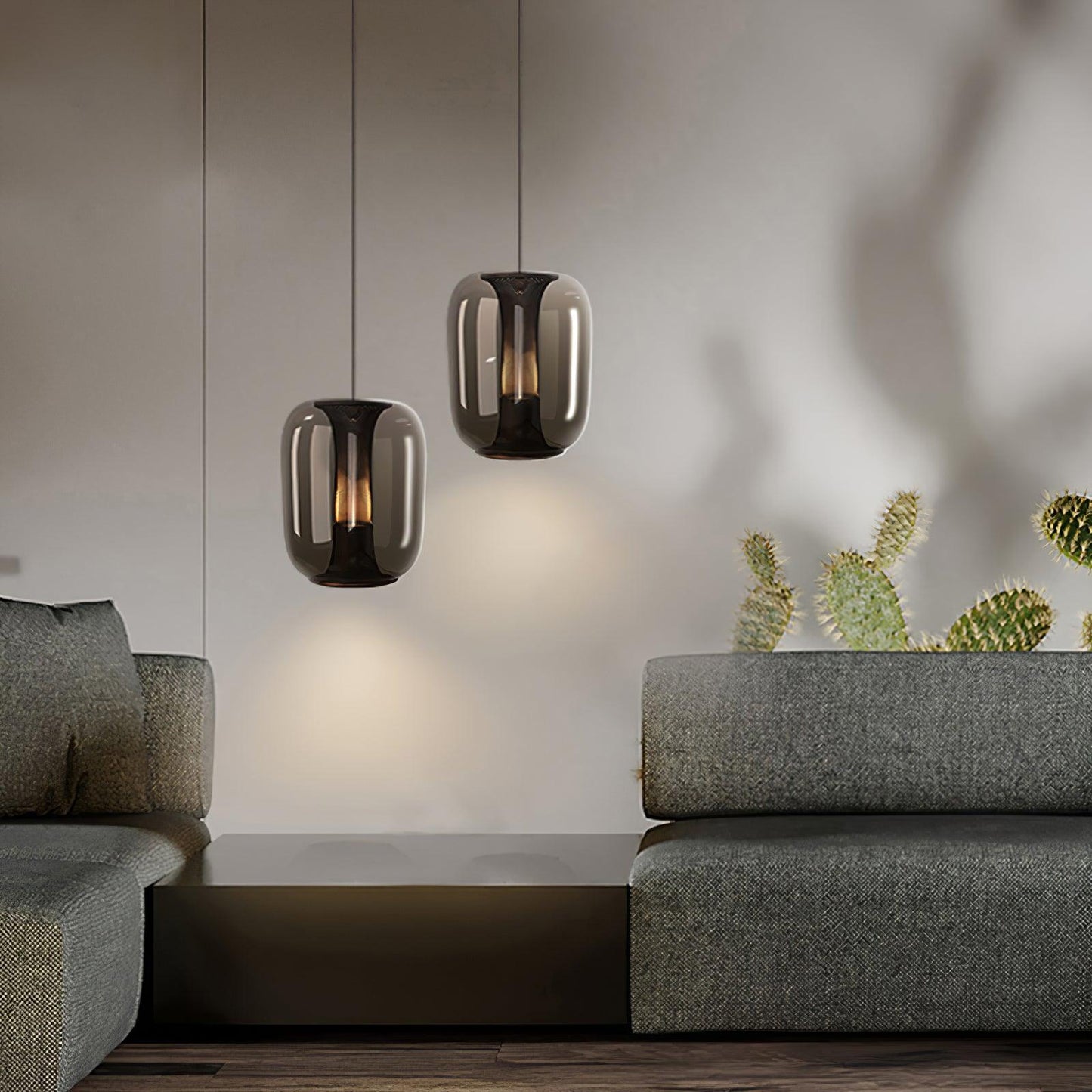 elegante savannah glazen hanglampen voor een chic interieur