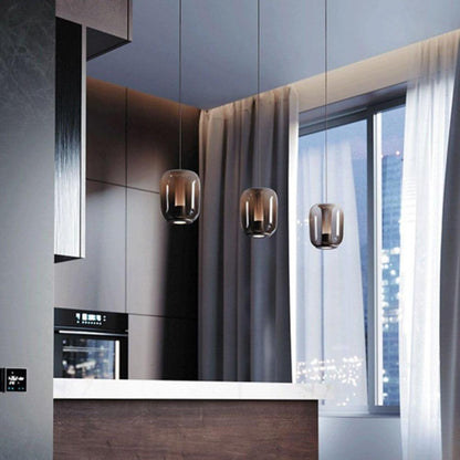 Elegante Savannah Glazen Hanglampen voor een Chic Interieur