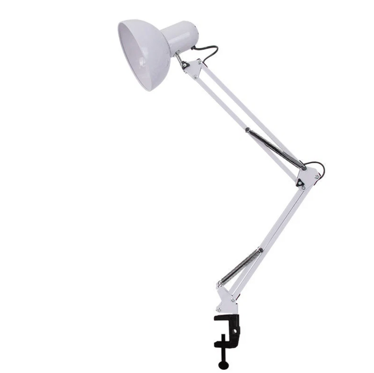 bureaulamp met klem met lange verstelbare arm