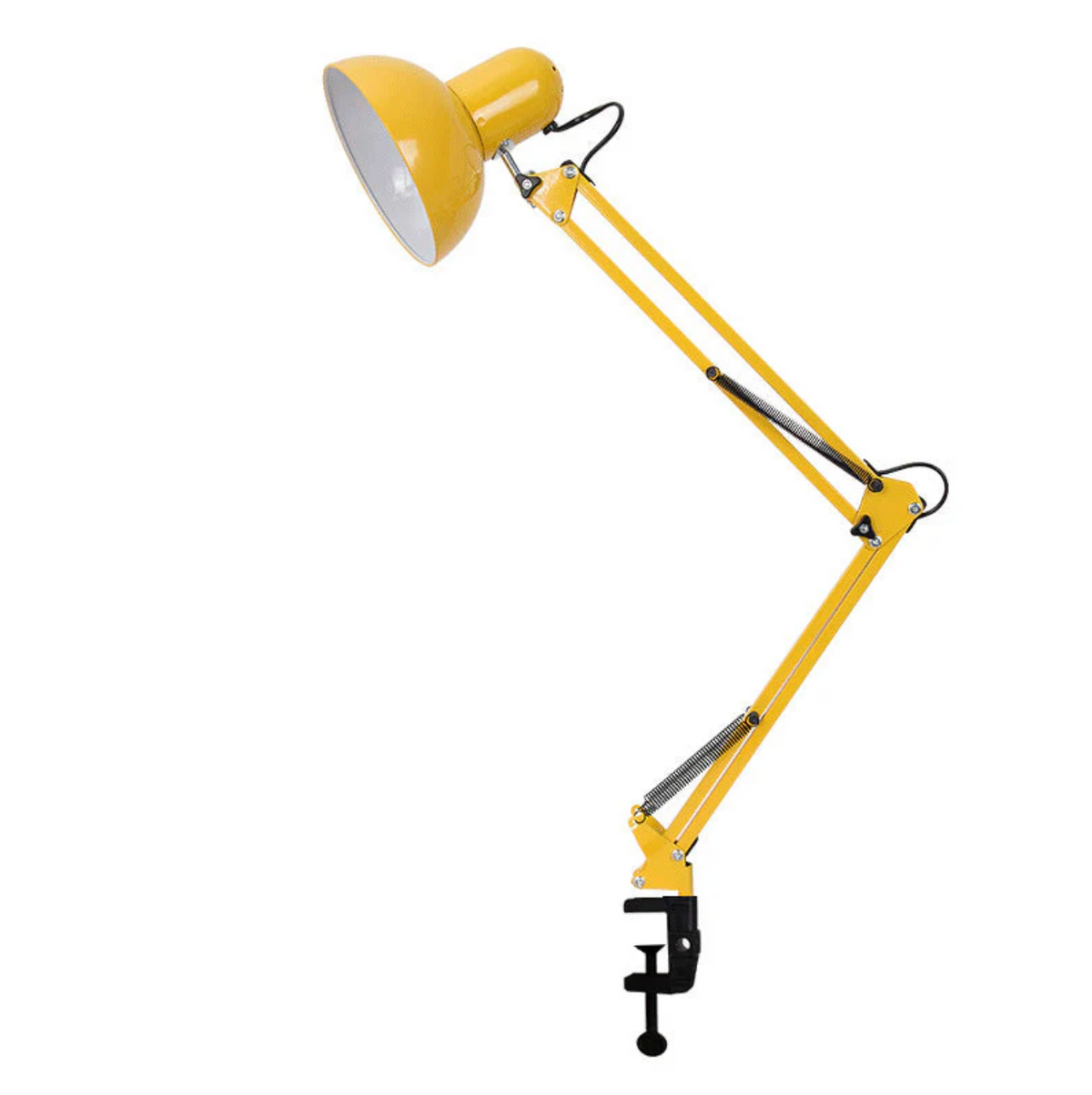 verstelbare bureaulamp gericht op een werkplek