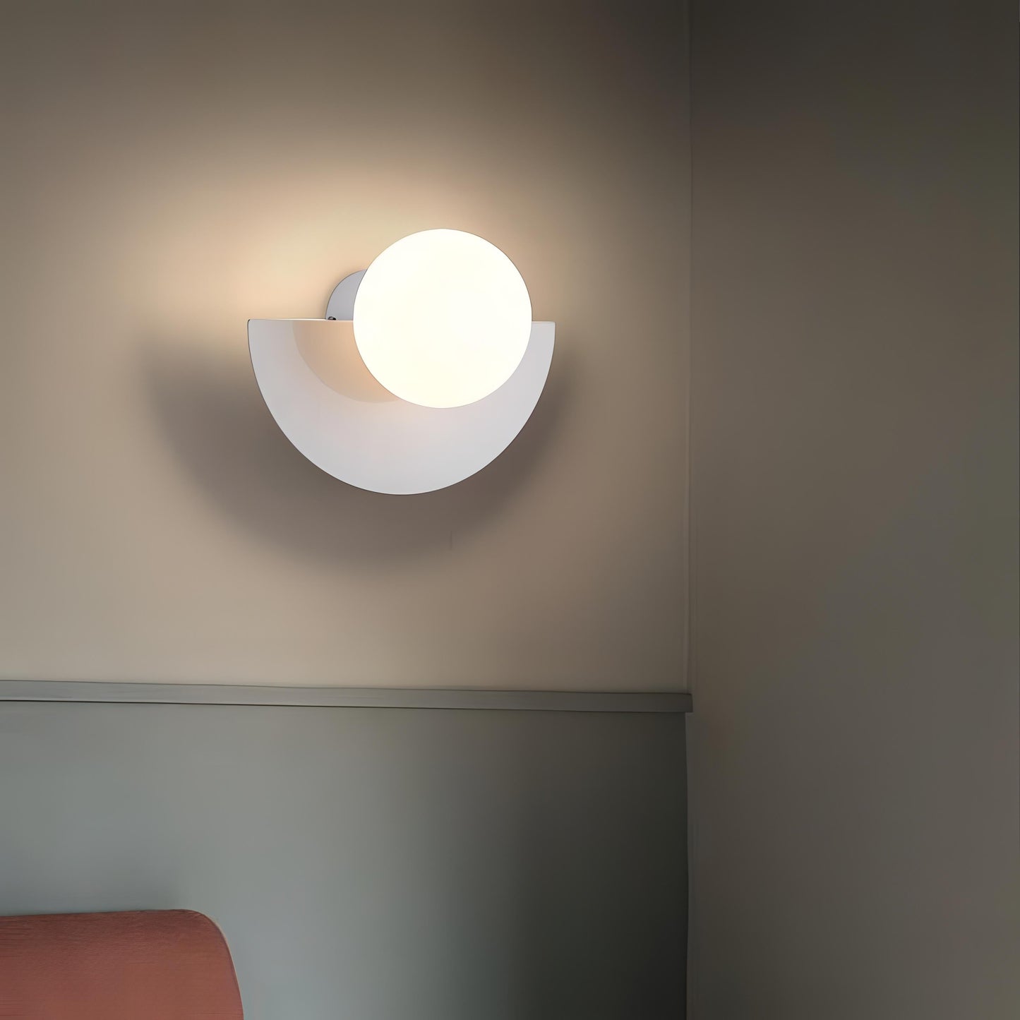 everest - elegante noordse halfronde wandlamp voor een sfeervolle touch