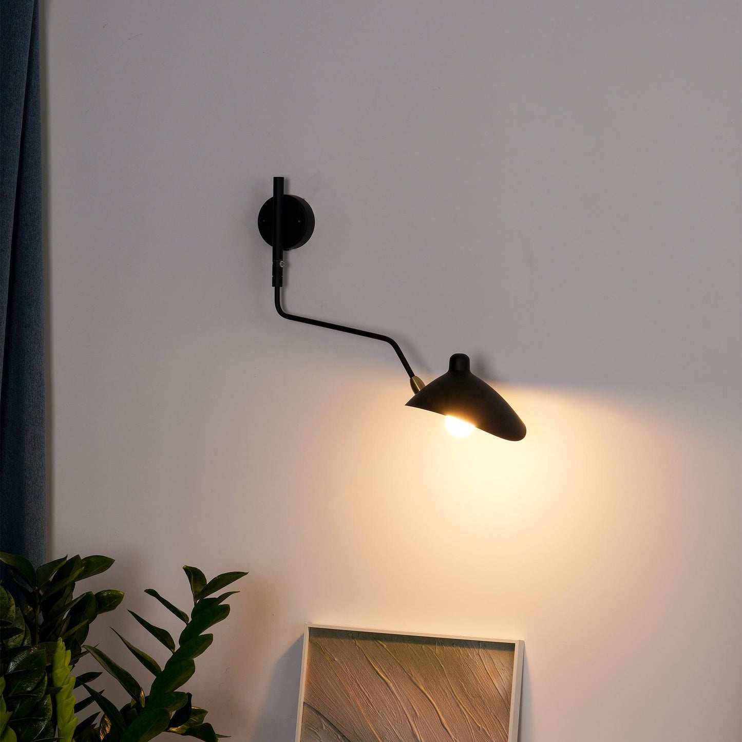 stijlvolle wandlamp van serge mouille