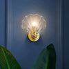 Helder glas met gouden houder